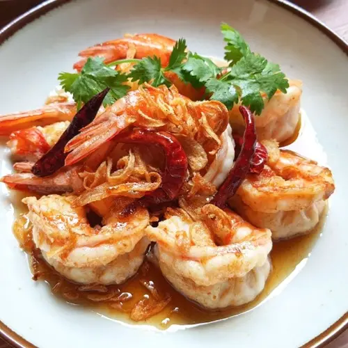 羅望子醬炸老虎蝦